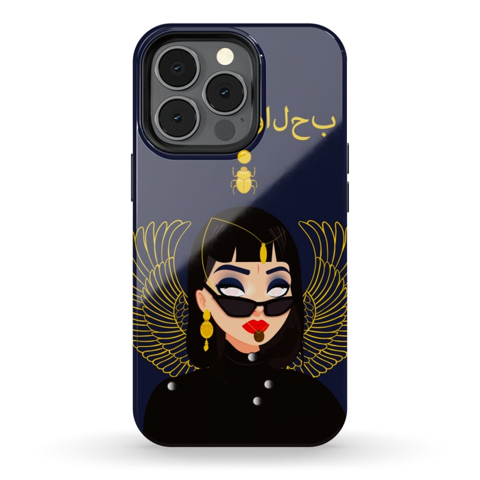 iPhone 13 pro StrongFit Reyna Egipcia by Verónica Arboleda 