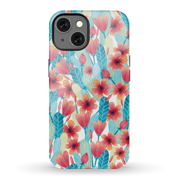 iPhone 13 StrongFit Delightful Daisies by gingerlique