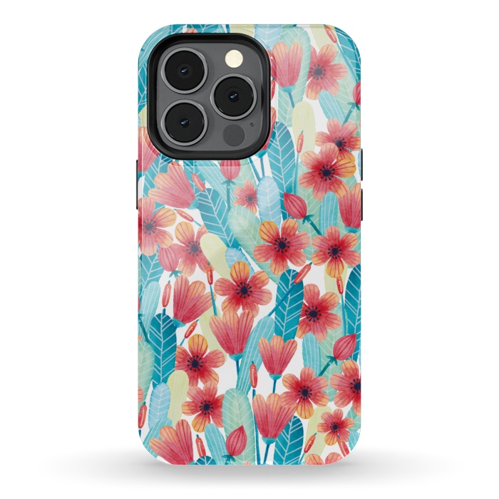 iPhone 13 pro StrongFit Delightful Daisies by gingerlique