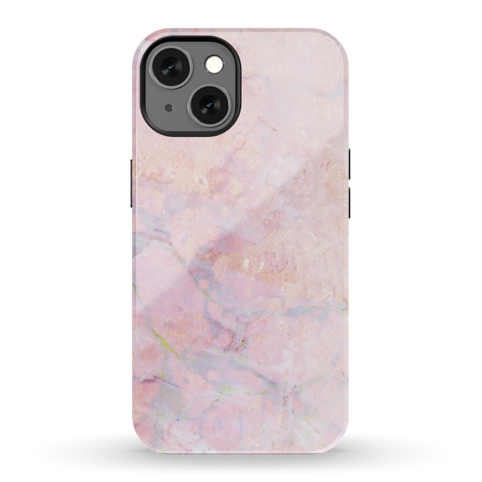iPhone 13 StrongFit Soft pink marble by Oana 