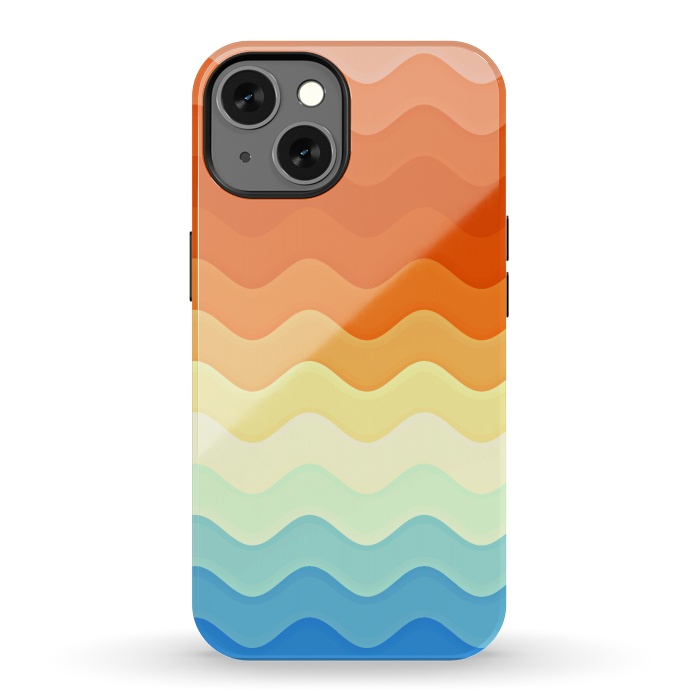 iPhone 13 StrongFit Color Waves by Creativeaxle