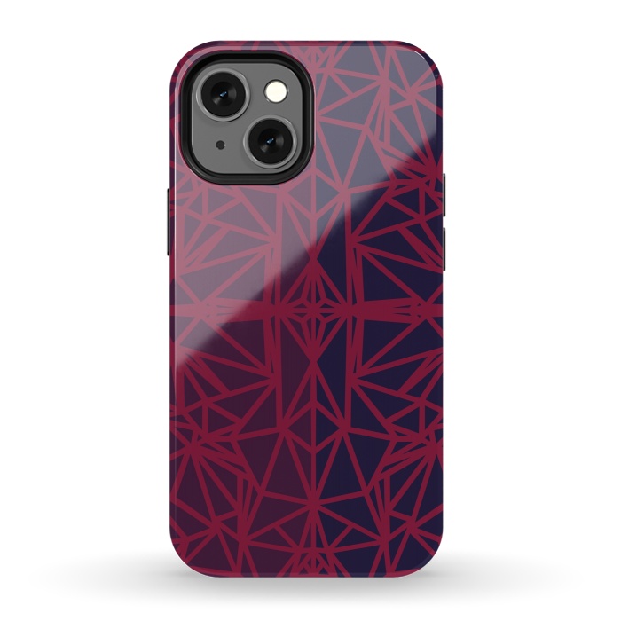 iPhone 13 mini StrongFit Polygonal elegant pattern by Dhruv Narelia
