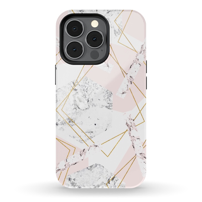 iPhone 13 pro StrongFit Marble and abstract frames by Julia Badeeva