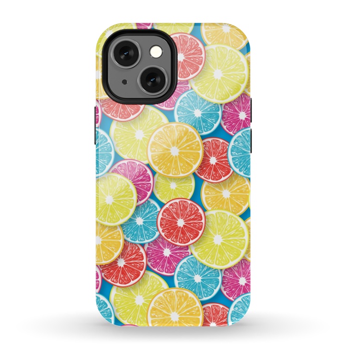 iPhone 13 mini StrongFit Citrus fruit slices by Katerina Kirilova