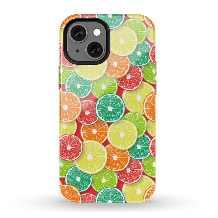 iPhone 13 mini StrongFit Citrus fruit slices 3 by Katerina Kirilova