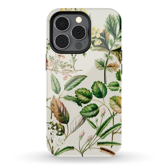 iPhone 13 pro StrongFit Botanic Collage by Zala Farah