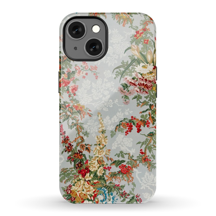 iPhone 13 StrongFit Industrial Floral Print by Zala Farah
