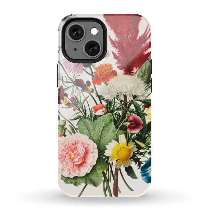 iPhone 13 mini StrongFit Vintage Bouquet by Zala Farah