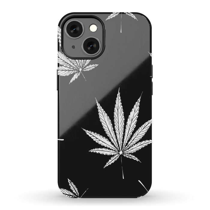 iPhone 13 StrongFit marijuana leaf by haroulita