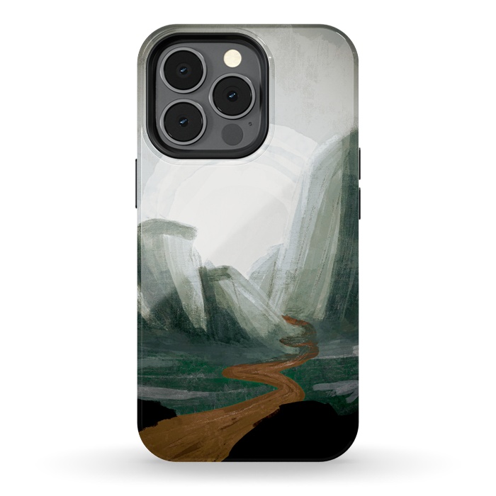 iPhone 13 pro StrongFit The great green hills by Steve Wade (Swade)
