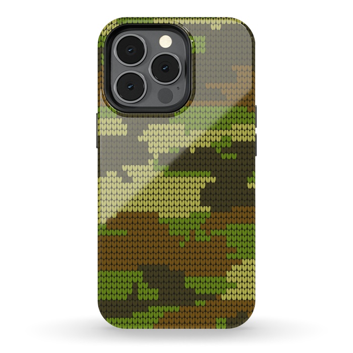 iPhone 13 pro StrongFit camo hearts by haroulita