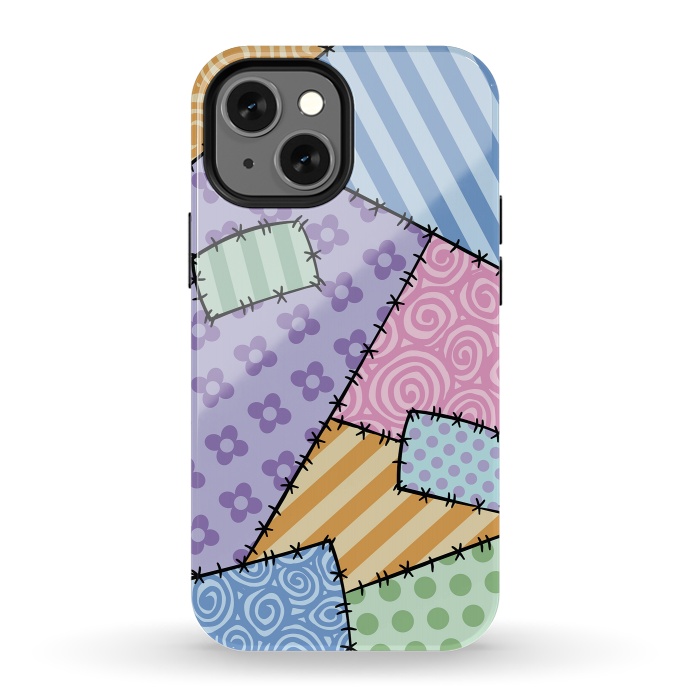iPhone 13 mini StrongFit Patchwork by Laura Nagel