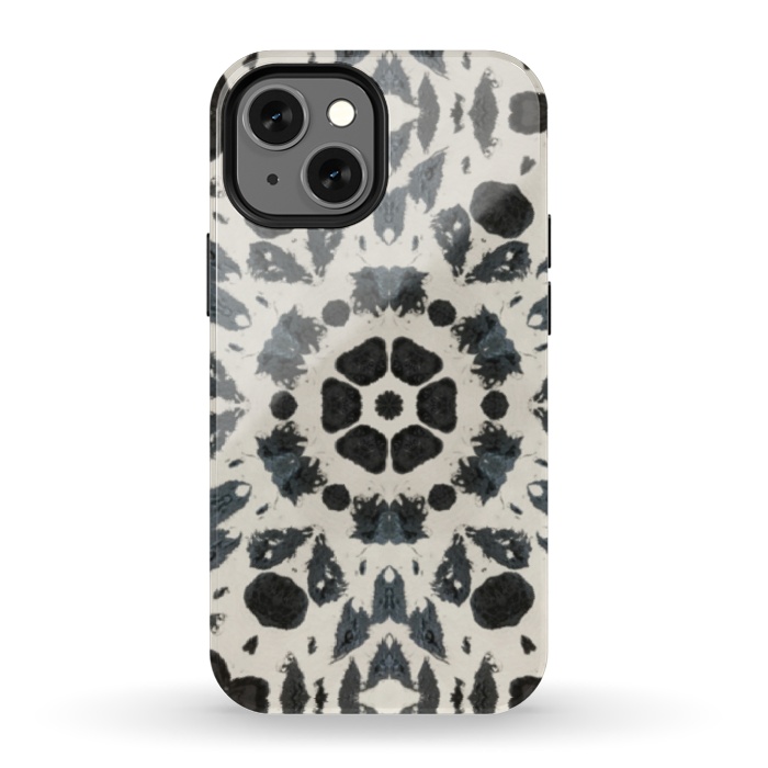 iPhone 13 mini StrongFit Tribal cream by Nina Leth
