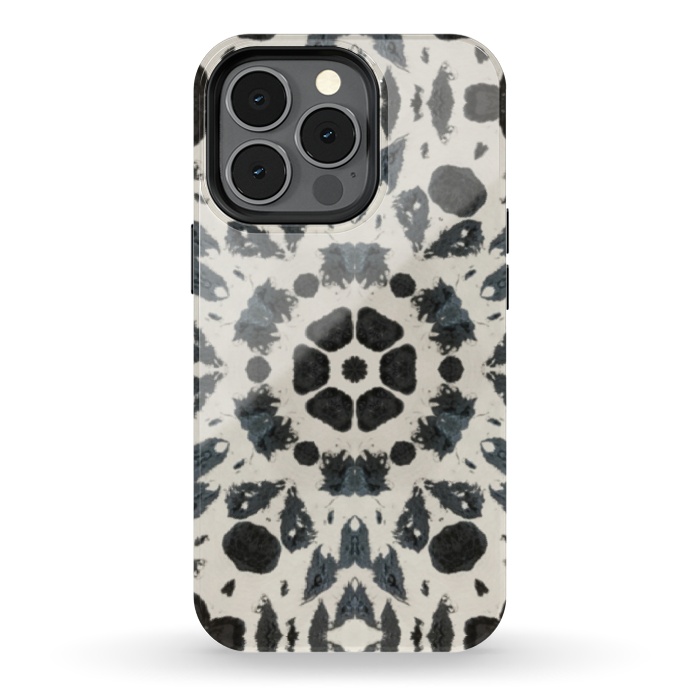 iPhone 13 pro StrongFit Tribal cream by Nina Leth