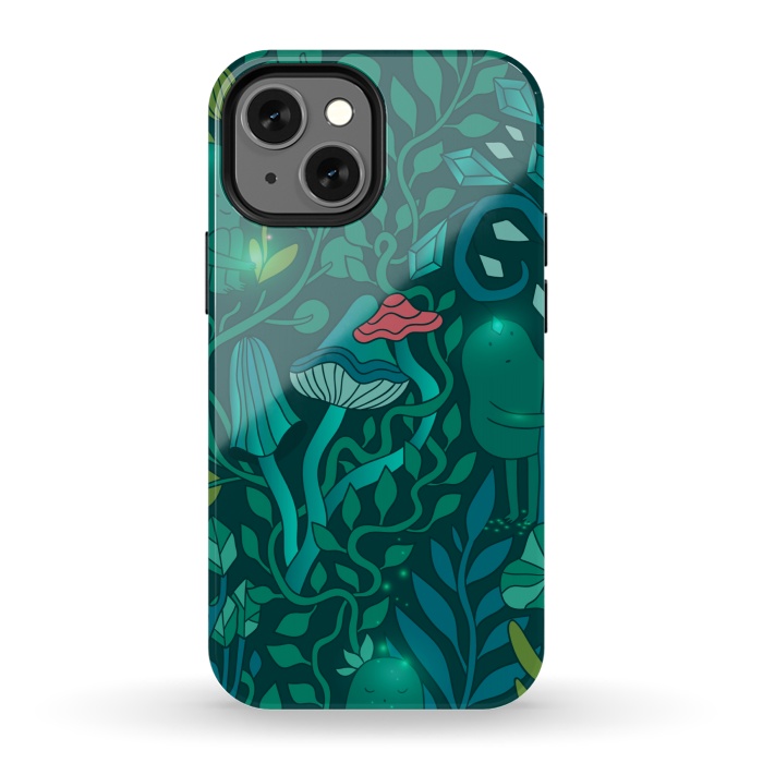 iPhone 13 mini StrongFit Emerald forest keepers.  by Anna Alekseeva