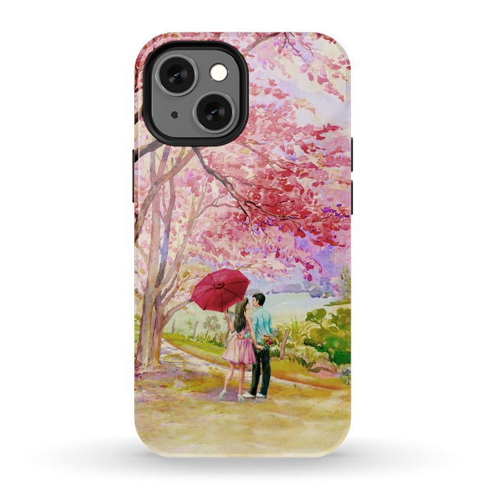 iPhone 13 mini StrongFit Path of Love by Texnotropio