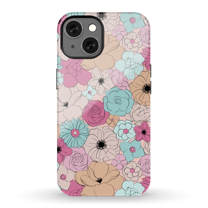 iPhone 13 StrongFit Retro meadow by Martina