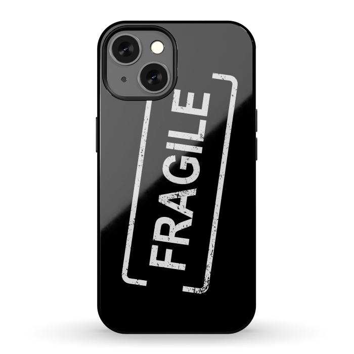 iPhone 13 StrongFit Fragile White by Martina