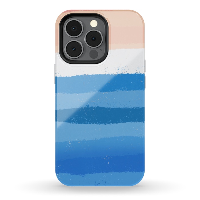 iPhone 13 pro StrongFit The calm painted waves by Steve Wade (Swade)