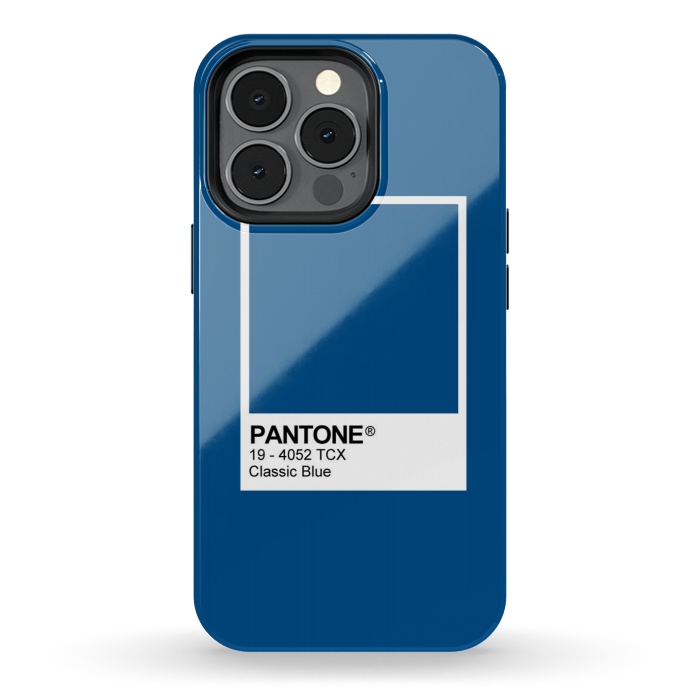 iPhone 13 pro StrongFit Pantone Blue Trendy colour by Martina