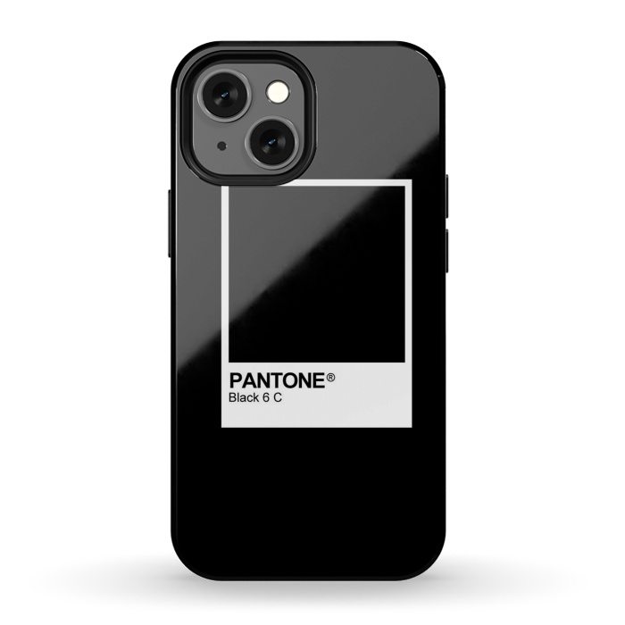 iPhone 13 mini StrongFit Pantone Black Trendy color by Martina