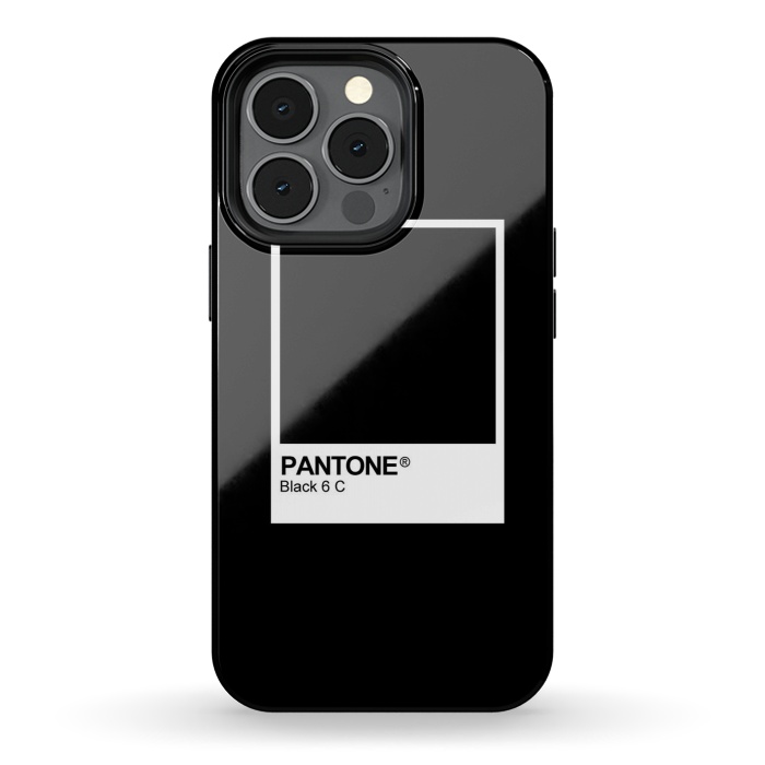 iPhone 13 pro StrongFit Pantone Black Trendy color by Martina