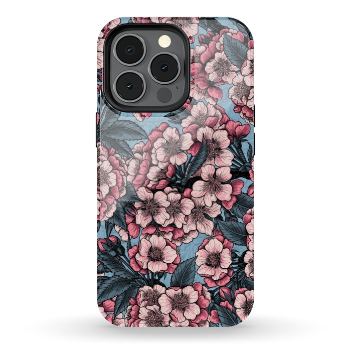iPhone 13 pro StrongFit Cherry blossom by Katerina Kirilova