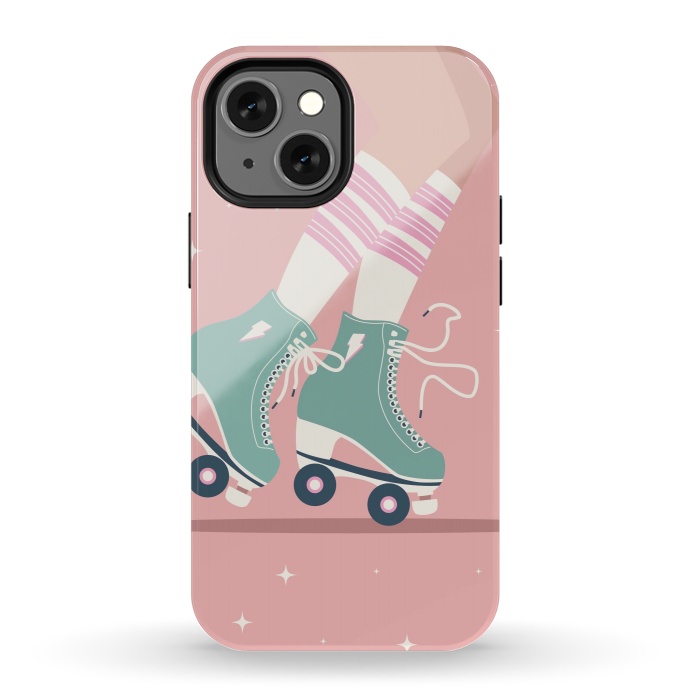 iPhone 13 mini StrongFit Roller skates 01 by Jelena Obradovic