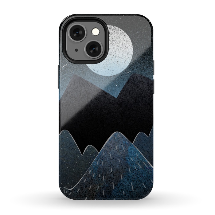 iPhone 13 mini StrongFit Midnight blues by Steve Wade (Swade)