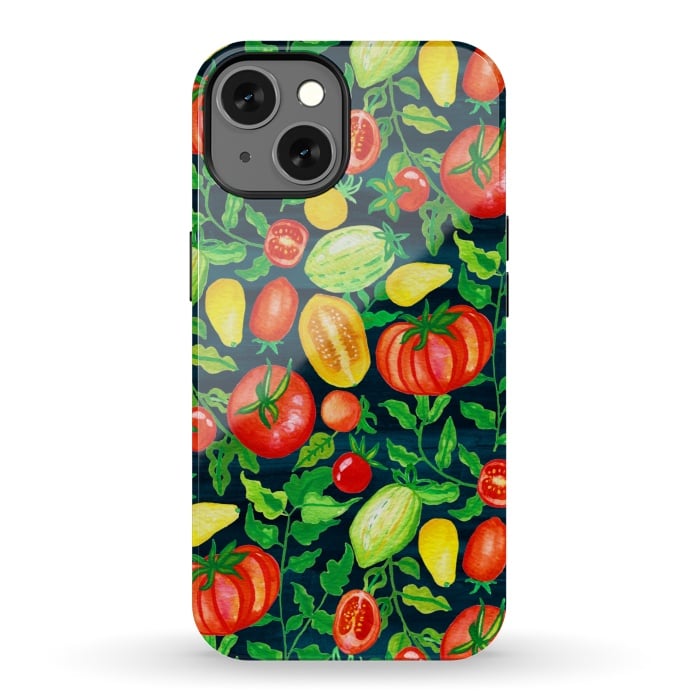 iPhone 13 StrongFit Home Gown Tomatoes  by Tigatiga