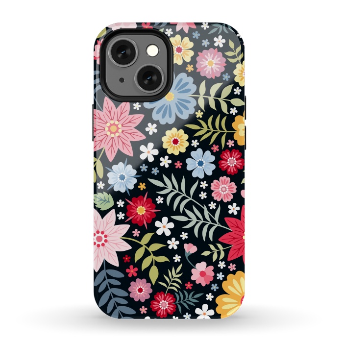 iPhone 13 mini StrongFit Floral Pattern Design XXXX by ArtsCase