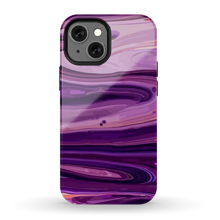 iPhone 13 mini StrongFit Liquid Marble Design by ArtsCase