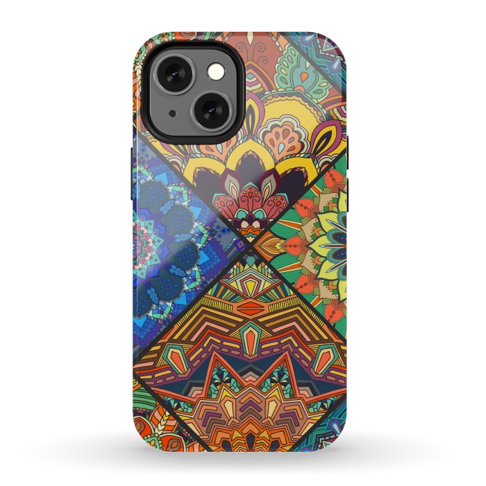 iPhone 13 mini StrongFit Vectorial Eastern Mandala Decoration by ArtsCase