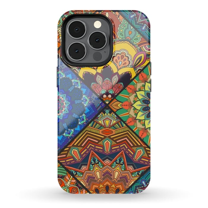 iPhone 13 pro StrongFit Vectorial Eastern Mandala Decoration by ArtsCase