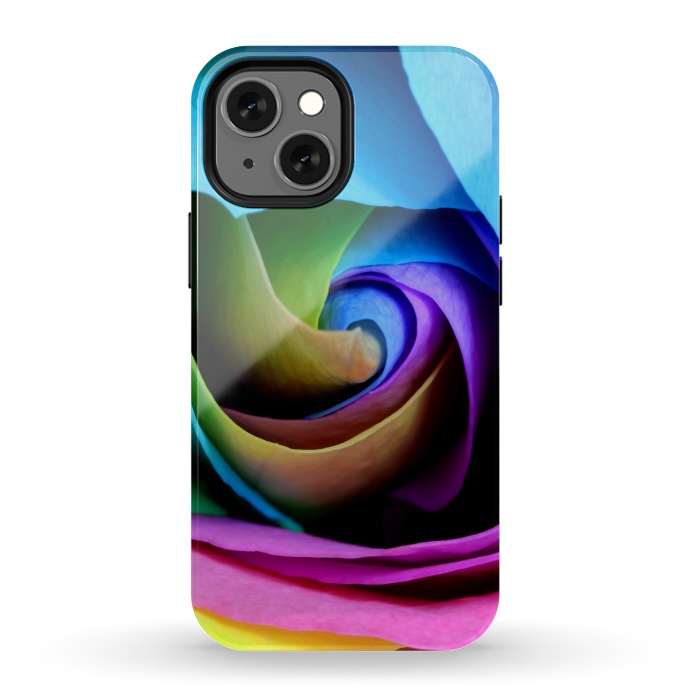 iPhone 13 mini StrongFit colorful rose by haroulita