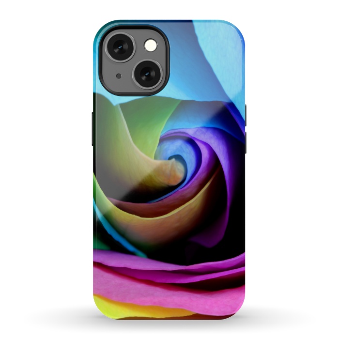 iPhone 13 StrongFit colorful rose by haroulita