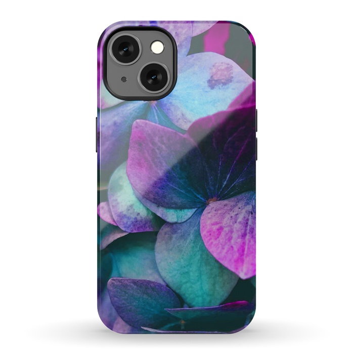 iPhone 13 StrongFit purple hydrangea by haroulita