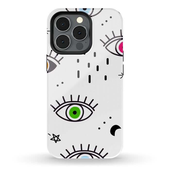 iPhone 13 pro StrongFit evil eyes ii by haroulita