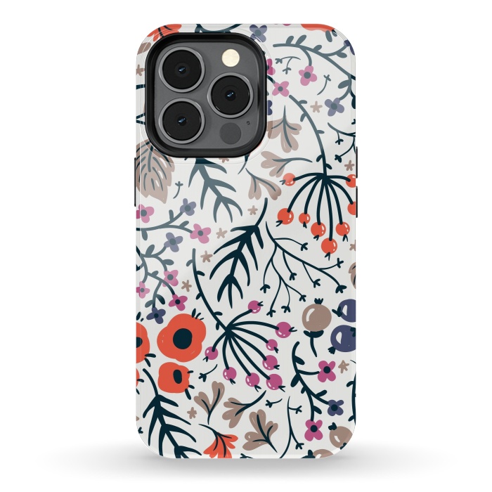 iPhone 13 pro StrongFit Floral motif by Winston