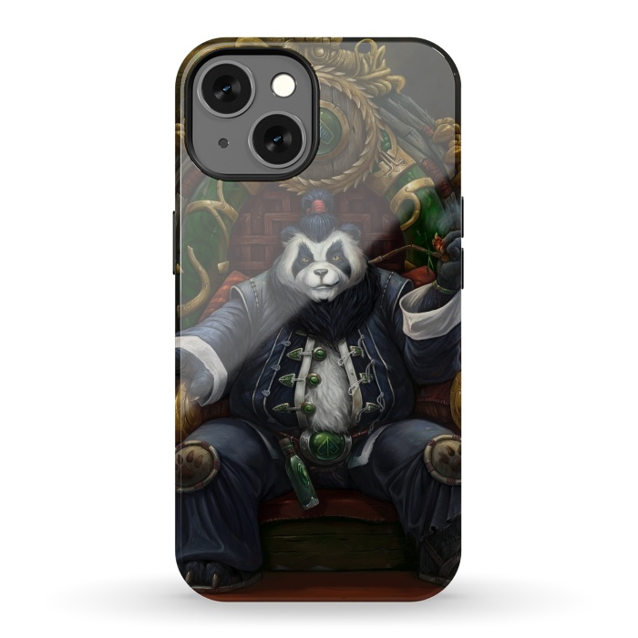 iPhone 13 StrongFit Smoking Panda  by Winston