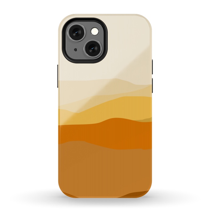 iPhone 13 mini StrongFit Brown Valley by Creativeaxle