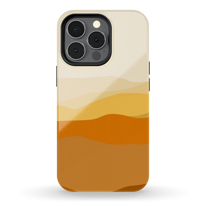 iPhone 13 pro StrongFit Brown Valley by Creativeaxle