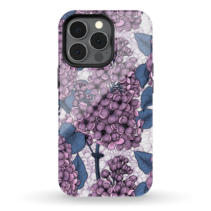 iPhone 13 pro StrongFit Violet lilacs by Katerina Kirilova