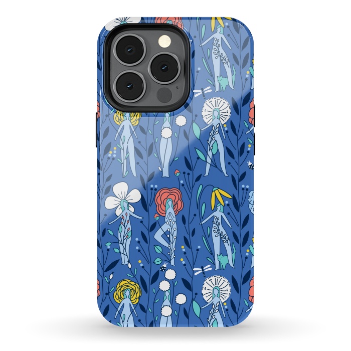 iPhone 13 pro StrongFit Springtime floral women design by Anna Alekseeva