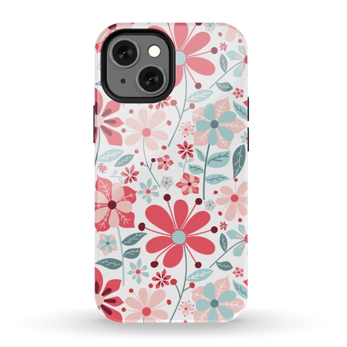 iPhone 13 mini StrongFit Floral Design 124 by ArtsCase