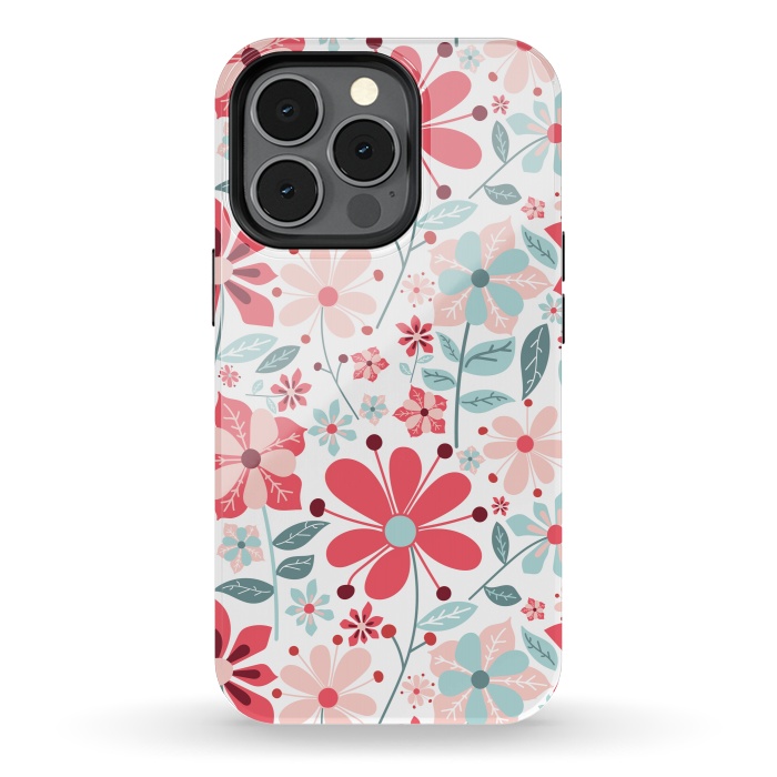iPhone 13 pro StrongFit Floral Design 124 by ArtsCase