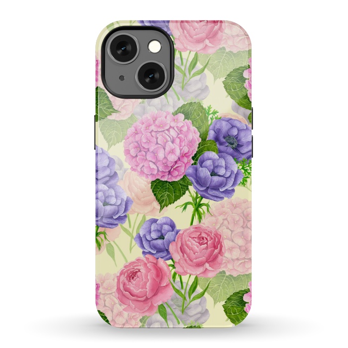 iPhone 13 StrongFit Spring garden watercolor by Katerina Kirilova