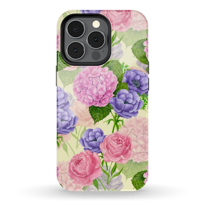 iPhone 13 pro StrongFit Spring garden watercolor by Katerina Kirilova
