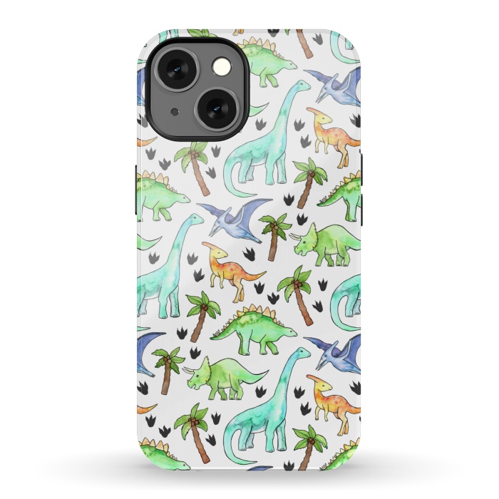 iPhone 13 StrongFit Dino-Mite by Tangerine-Tane