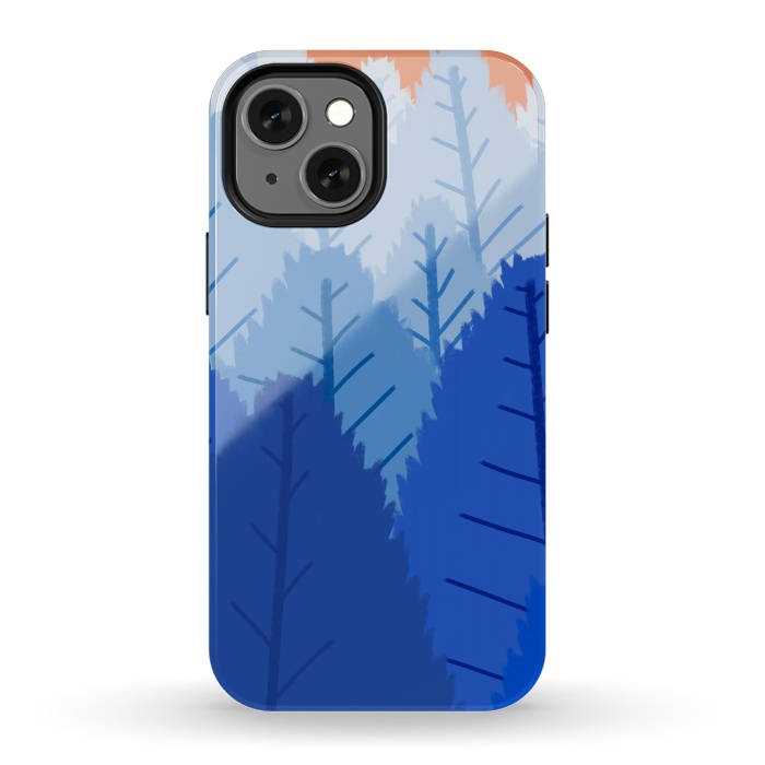 iPhone 13 mini StrongFit Deep blue forests  by Steve Wade (Swade)